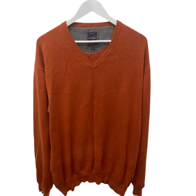 Gazman Mens  Size XL Sweater Vest Orange - 89% COTTON