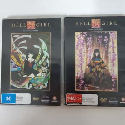 Hell Girl Volumes 1&2 Anime DVDs
