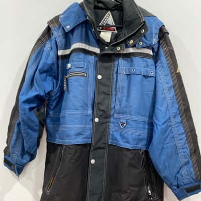 Entrant Tops  Unisex  Size L Winter Jacket Black  / Blue 