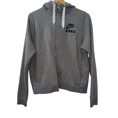 Nike Air size Large Grey Gym Hoodie Activwear Winter Garment Women's Sportswear