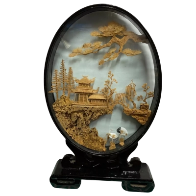 Chinese Cork Ornament 