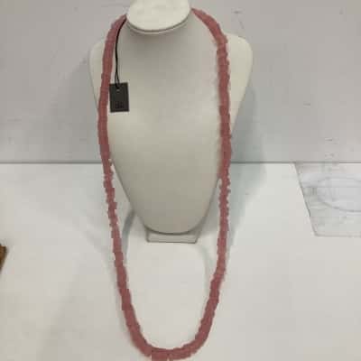 NEW  - ELK pink beaded necklace