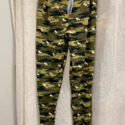  Little Blue House Unisex  Size XL Casual Pants Animal print 