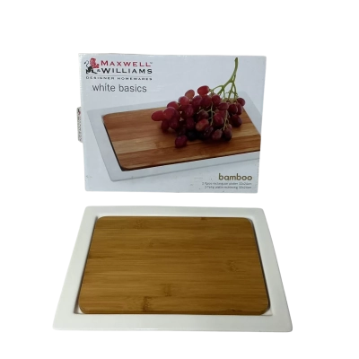 Maxwell & Williams White Basics 2 Piece Rectangular Platter (boxed)