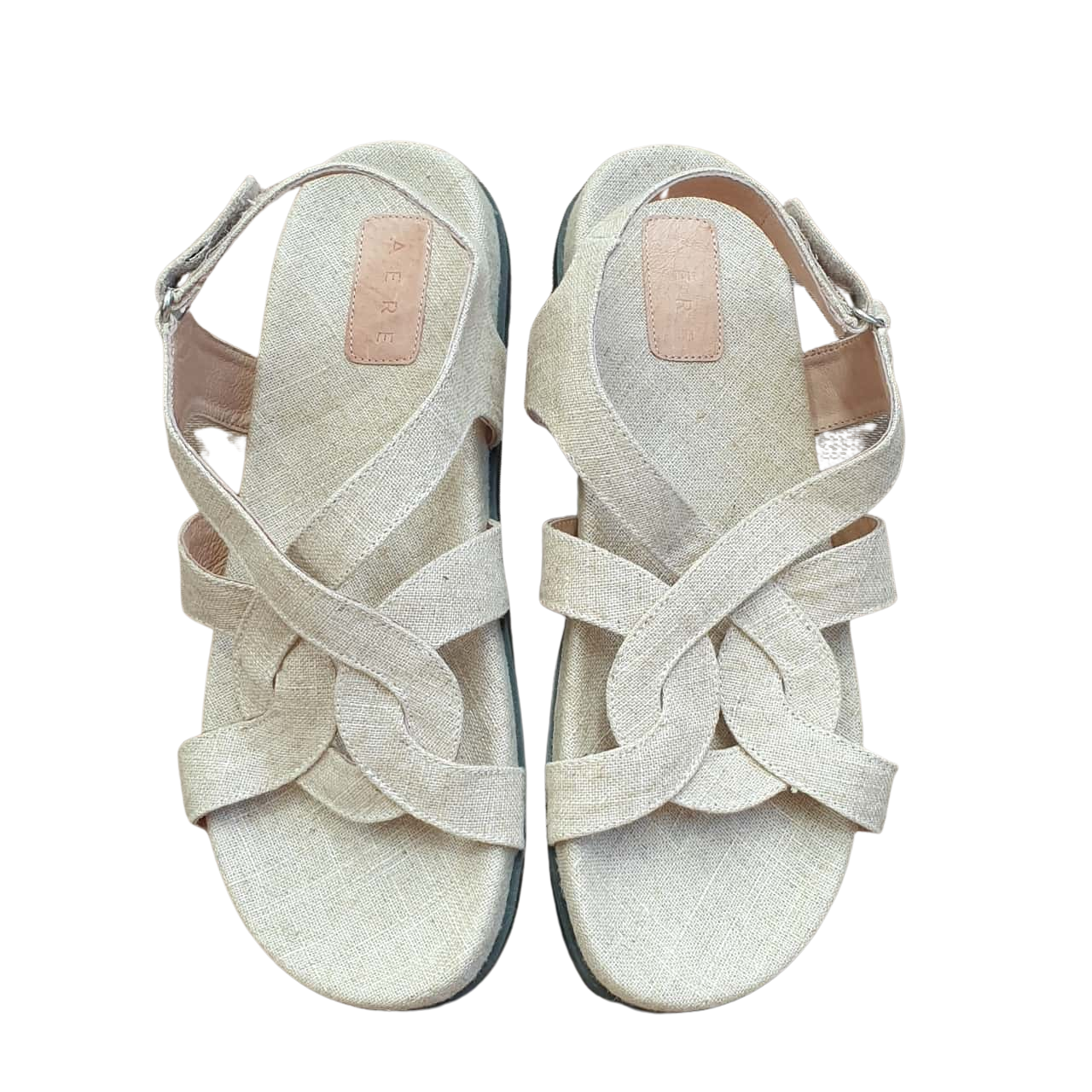 AERE Womens Size 10 Beige Sandals(s)