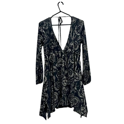 Killstar Black/Silver Long Sleeve Dress Size 12