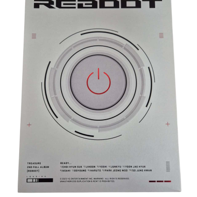 Reboot - Treasure 2nd Full Album - includes book, poster & photos. 