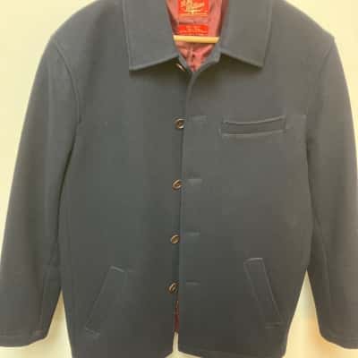 R.M. Williams Mens  Size M Winter Coat Navy Blue 