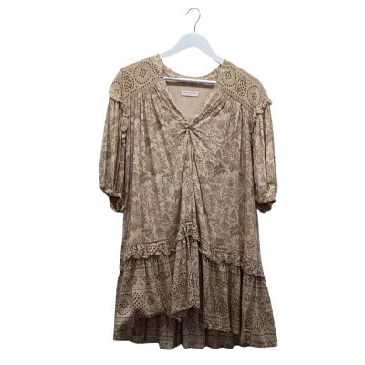 Spell & The Gypsy Collective Size S Beige Boho Mini Dress