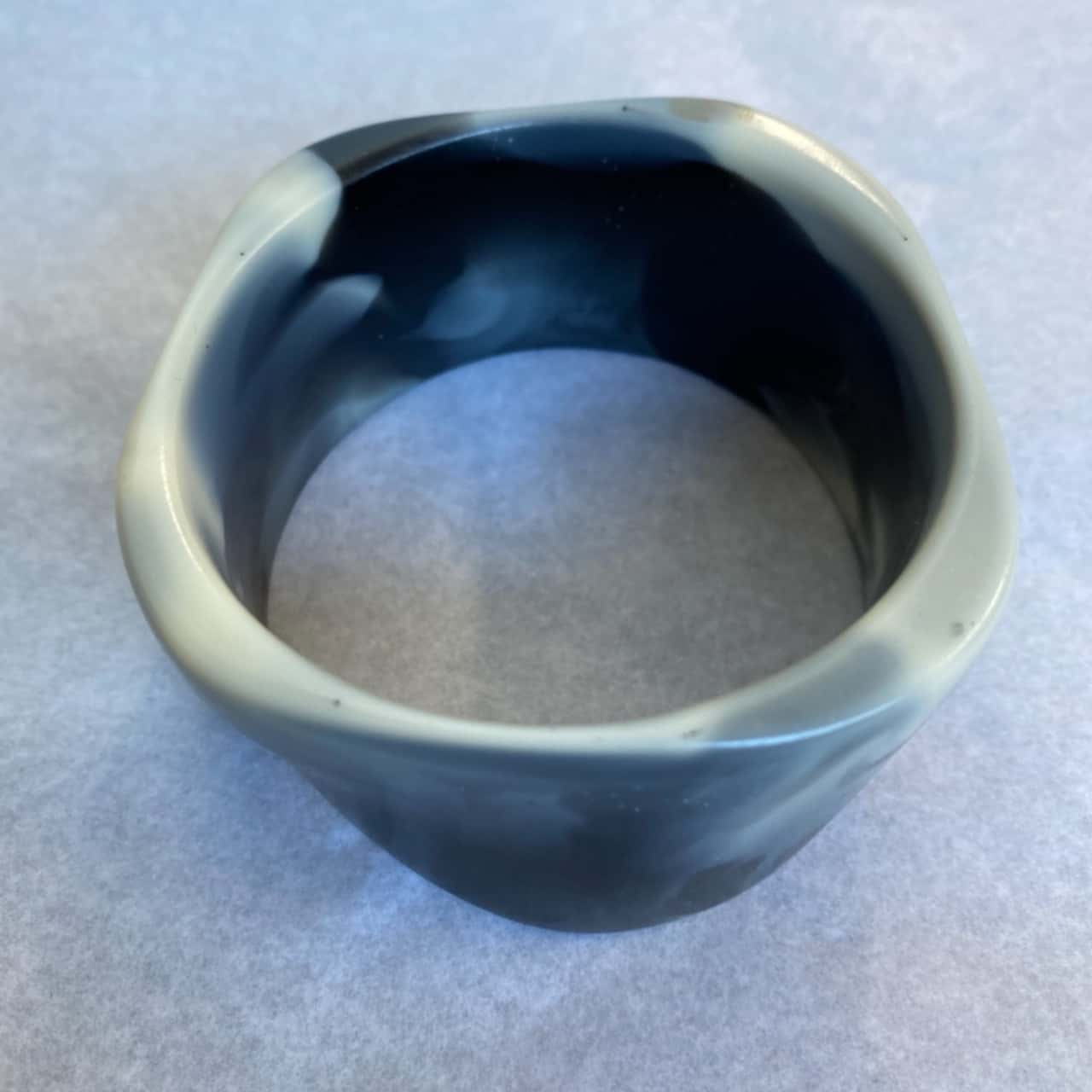 Women's Bangle Black, Cream & Grey (s)