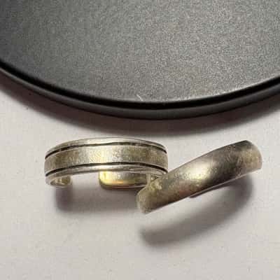 925 Sterling Silver Toe Rings Set of 2
