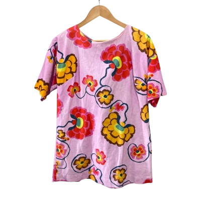 Obus Womens  Size 1 Mini Dress Floral / Pink  