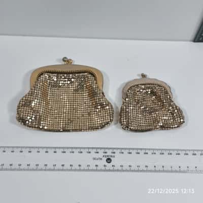 Duo Glomesh Womens Gold Purses 