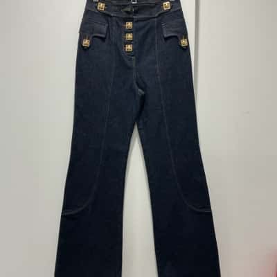alice McCall Womens  Size 8 Wide Leg Jeans Indigo