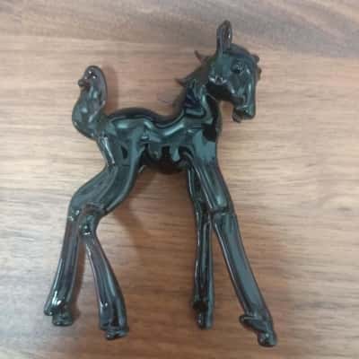 Gorgeous Burgundy/Red Glass Foal