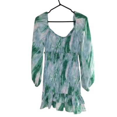 Winnie & Co Womens  Size 10 Long Sleeve Top Off White / Pattern 