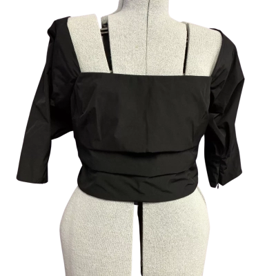 Cue Womens Black Top Size 12