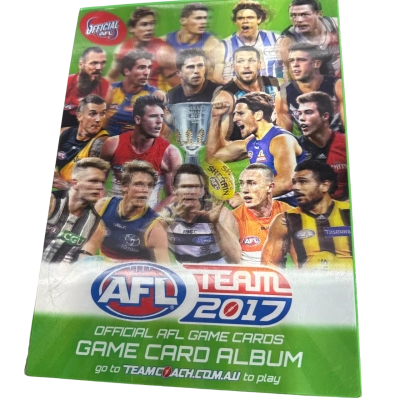 AFL Team 2017 Official AFL Game Card Album not complete 