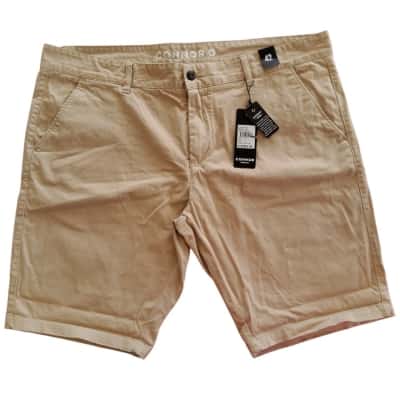 Conner Mens 'Darwin Chino' stretch shorts Size 42 stone new with tag