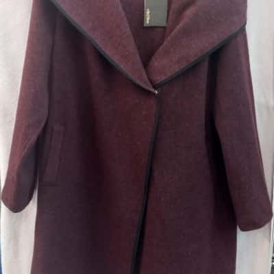  Womens Eb & Ive Size L Winter Jacket Maroon 