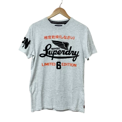 BNWT Superdry Mens Size M T-shirt Black  / Grey 