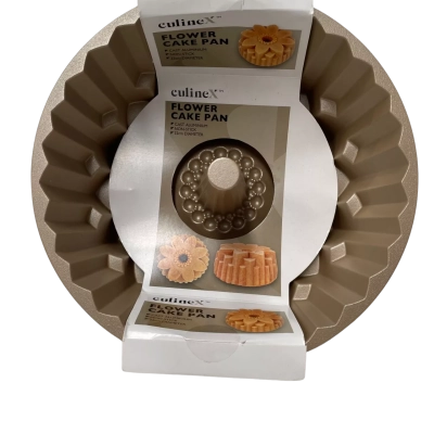 Culinex flower cake pan 22 cm nonstick aluminium