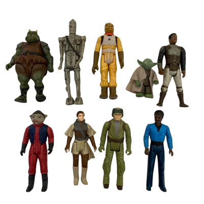 1980s Kenner Star Wars Figure Set of 9