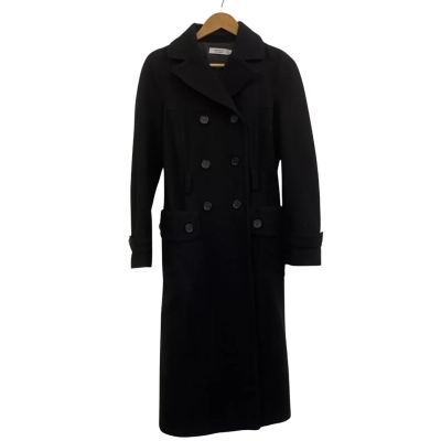 Comptoir Des Cotonniers Womens Size 40 Black Coat