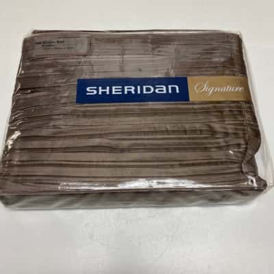 Sheridan Queen Bed Skirt Chocolate 