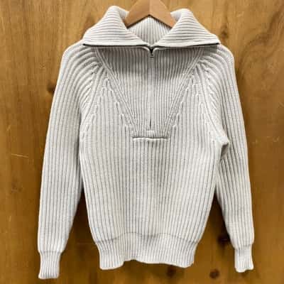 Country Road Off-White Quarter Zip Jumper Size XXS