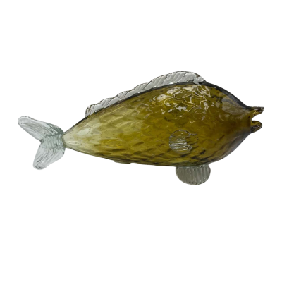 Hollow Glass Fish 24cm. Office