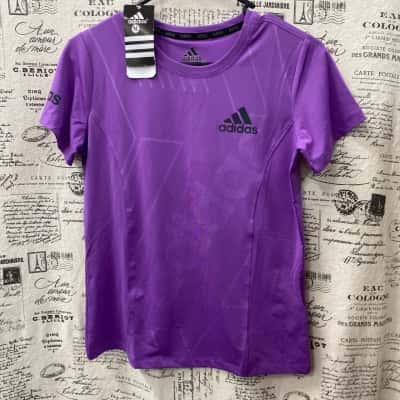 Adidas Womens  Ultimate Tee Size M T-Shirt Purple 