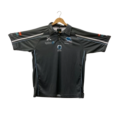 Cronulla Sharks 2016 NRL Media Partner Polo Shirt – XBlades Men’s Size XXXL – Historic Premiership Season