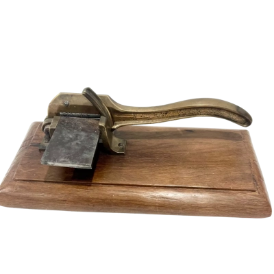 1900’s Vintage Tobacco Cutter - Brass Handle 