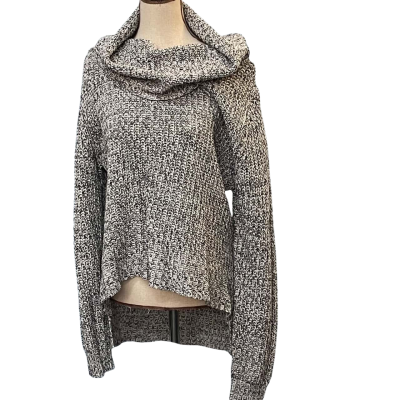Caroline Morgan Womens Size 14 Roll Neck Jumper Black/White