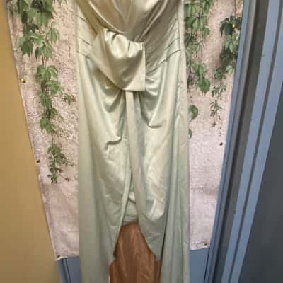  Coast London Aurore Women's  Size 14 Mint Green Maxi Dress