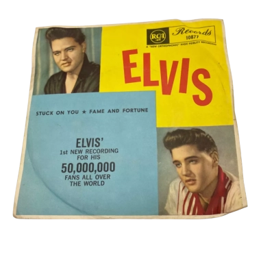 Elvis Presley 1960’s single Stuck On You/Fame and Fortune