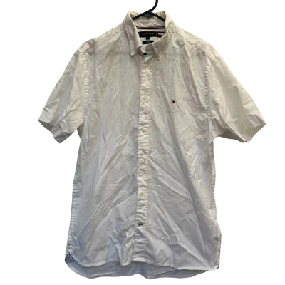 Tommy Hilfiger Mens Size M White Button Up Shirt 