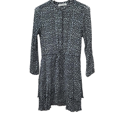 Skin and Threads Womens  Size 1 Casual Dress / Short Sleeve Dress  Black  / White 