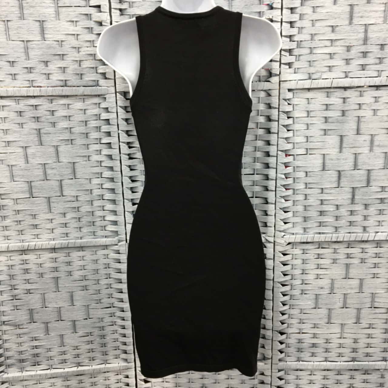 Glassons Womens Size XS Bodycon Dress Black (s)