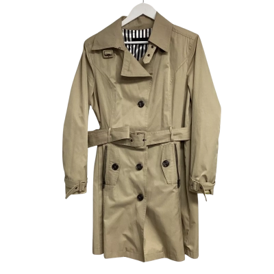 Steve Madden Women's raincoat Size L Trench Coat Brown 