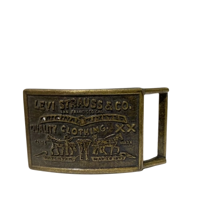 Levi Strauss & Co. Mens Brass Belt Buckle
