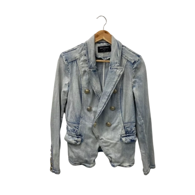 Decjuba Womens  Size 10 Denim Jacket Blue 