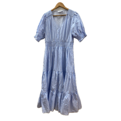 Zoe Moss Womens Dress Size 14 Blue / White 