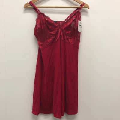 Me.ByBendon Womens  Size XL Red Chemise BNWT$119