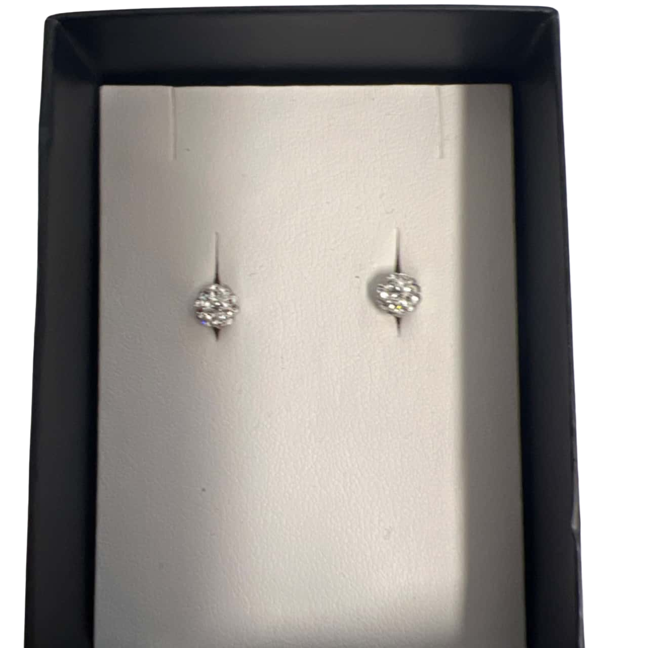 375 9ct gold and diamanté Earrings (s)