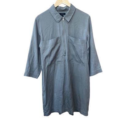 COS Khaki Green Quarter-Zip Dress Size EUR 38