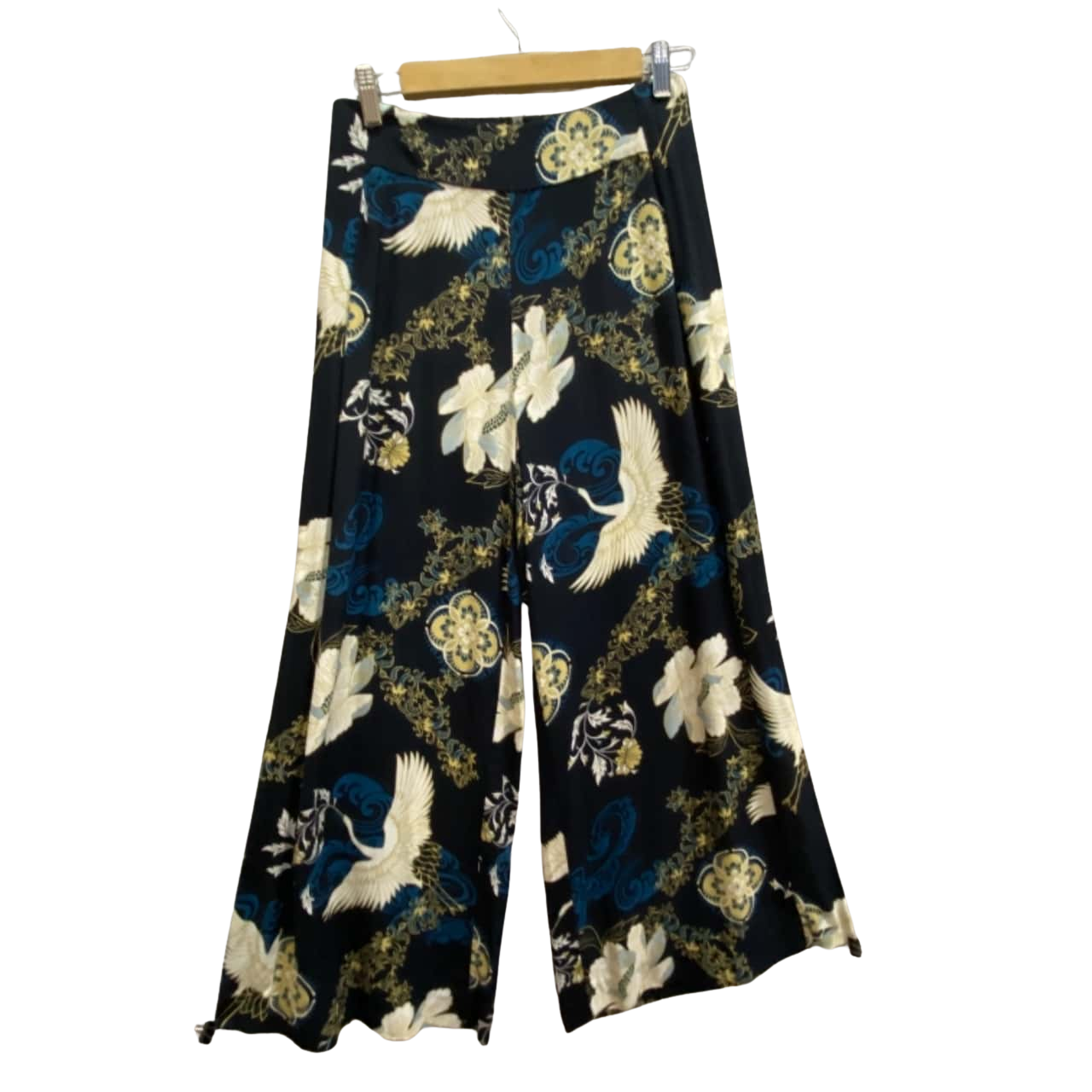 Geometric Floral Fall-Black Women's Sweatpants
