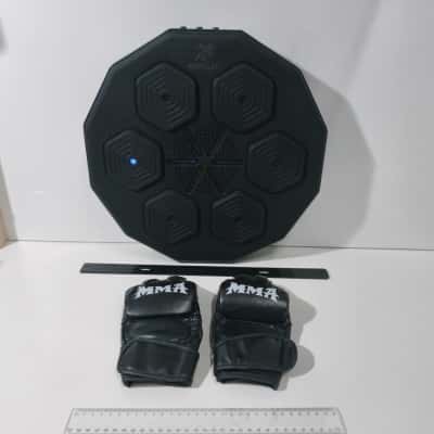 Propulse Smart Electronic Music Boxing Machine Wall Target with MMA Gloves Set