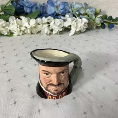 Vintage Royal Doulton Henry VIII Character Miniature Toby Jug (D6648)